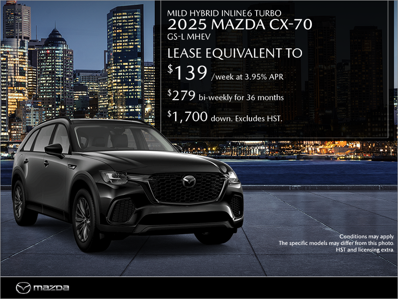 Get the 2025 Mazda CX-70 mild-hybrid!