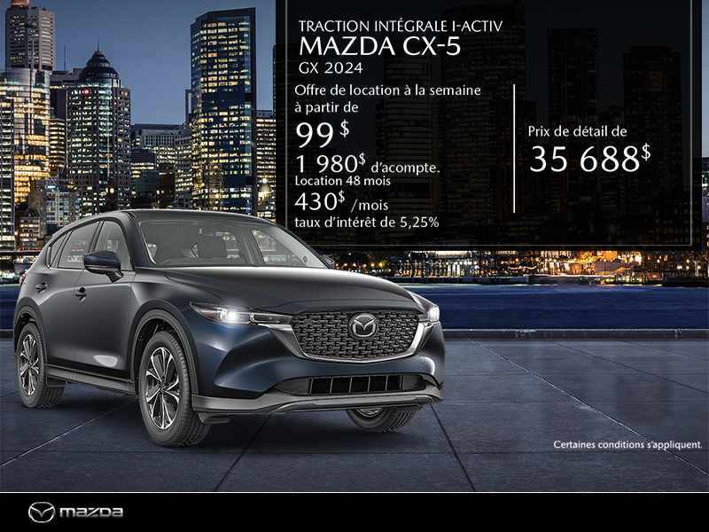 Procurez-vous le Mazda Cx-5 2024