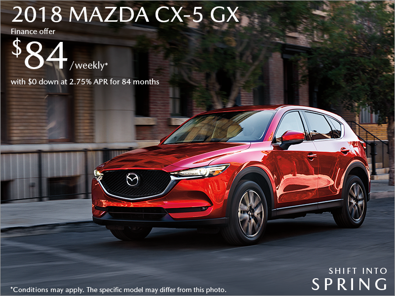 Get the 2018 Mazda CX-5 Today!