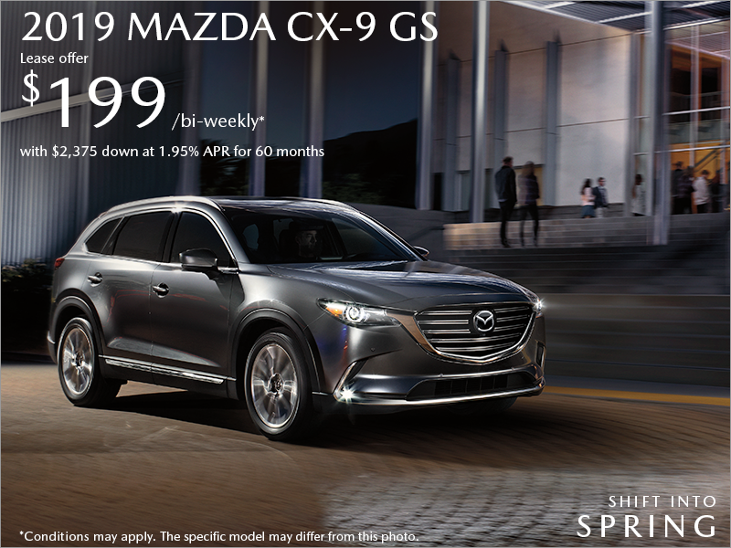 Get the 2019 Mazda CX-9 Today!