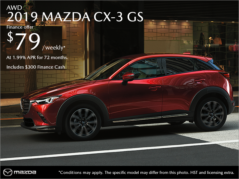 Get the 2019 Mazda CX-3 Today!