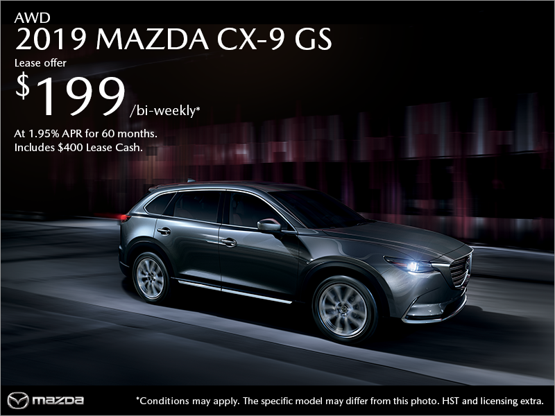 Get the 2019 Mazda CX-9 Today!