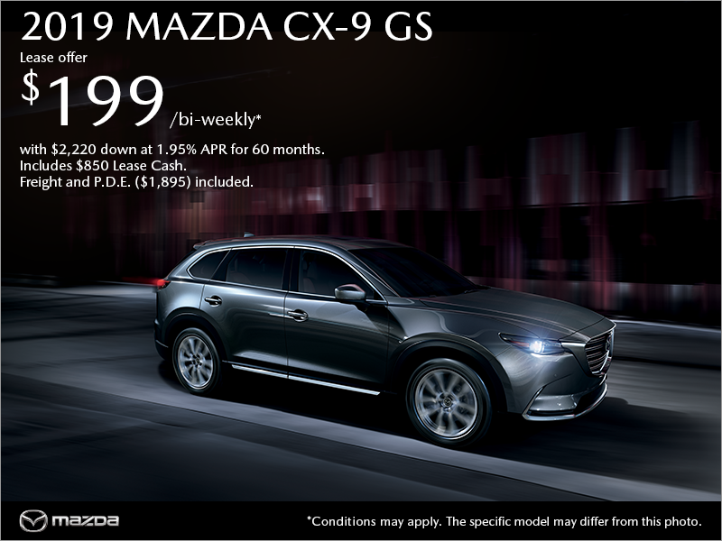 Get the 2019 Mazda CX-9 Today!