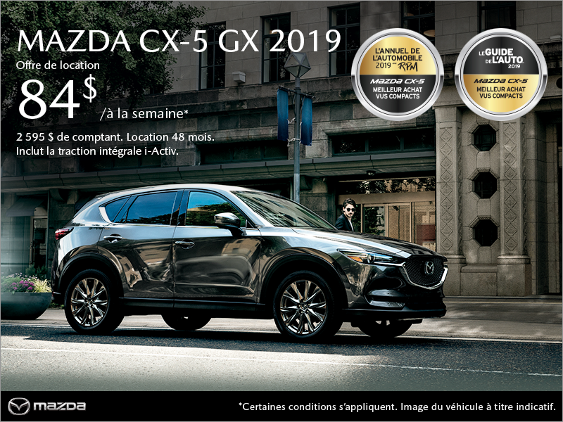 Procurez-vous le Mazda CX-5 2019!