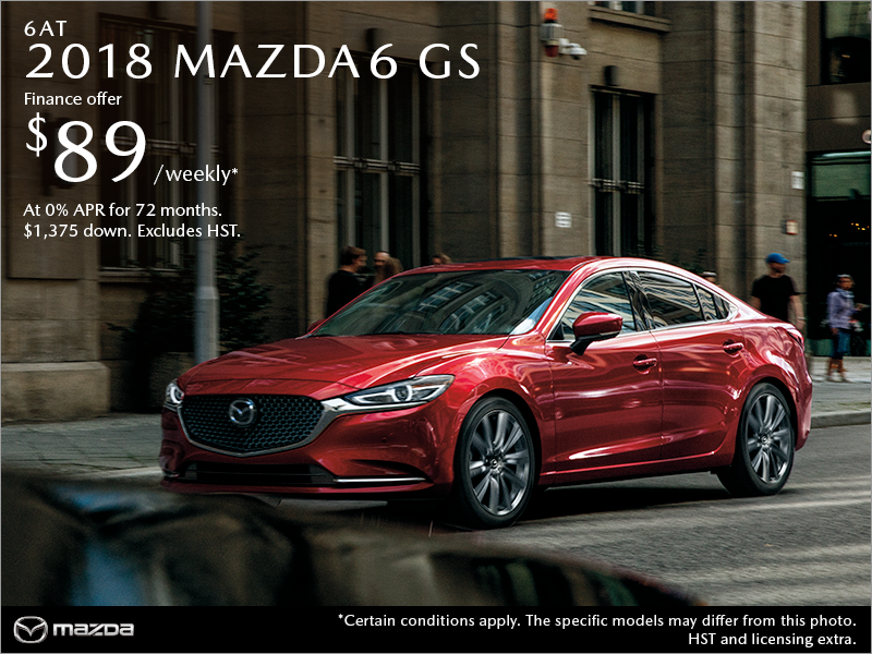 Get the 2018 Mazda6 Today!