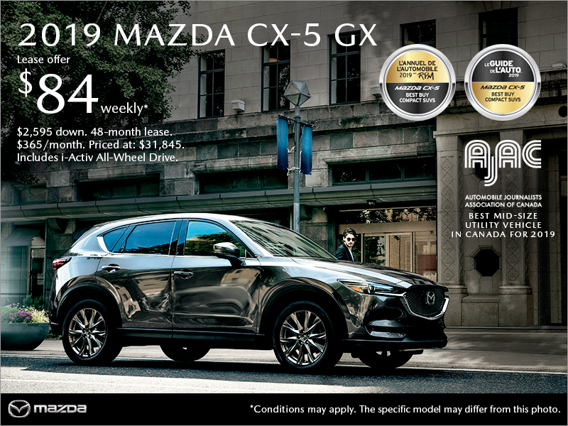 Get the 2019 Mazda CX-5!