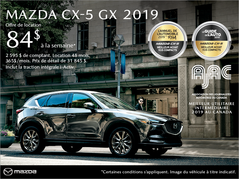 Procurez-vous le Mazda CX-5 2019!