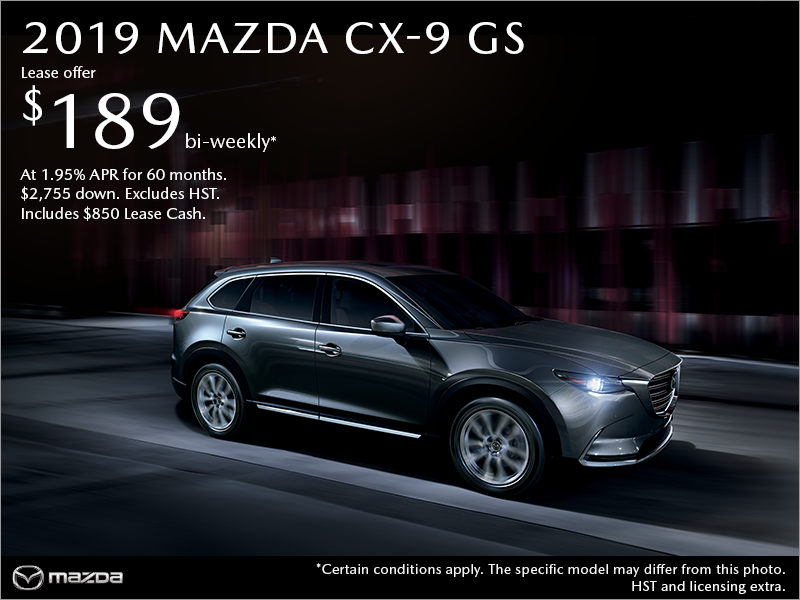 Get the 2019 Mazda CX-9 Today!