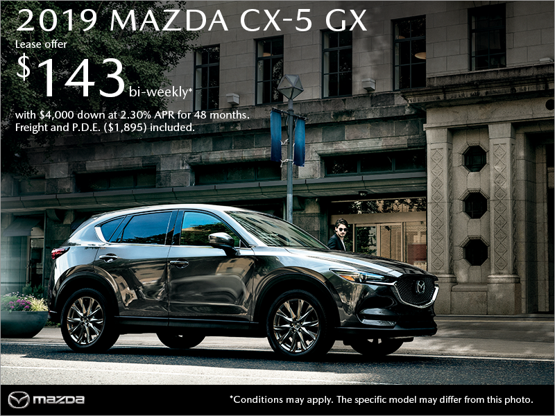 Get the 2019 Mazda CX-5 Today!