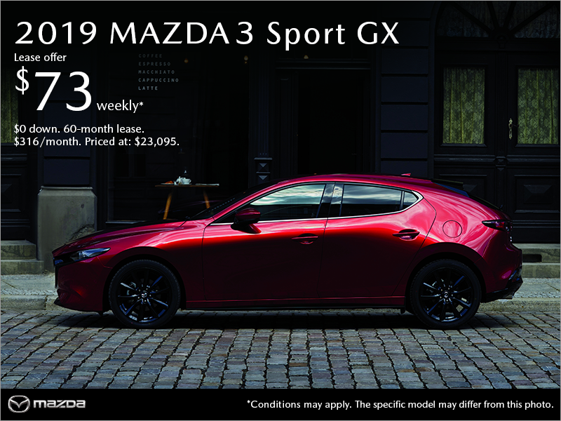 Get the 2019 Mazda3 Sport!
