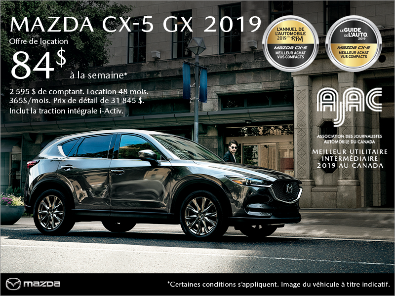 Procurez-vous le Mazda CX-5 2019!
