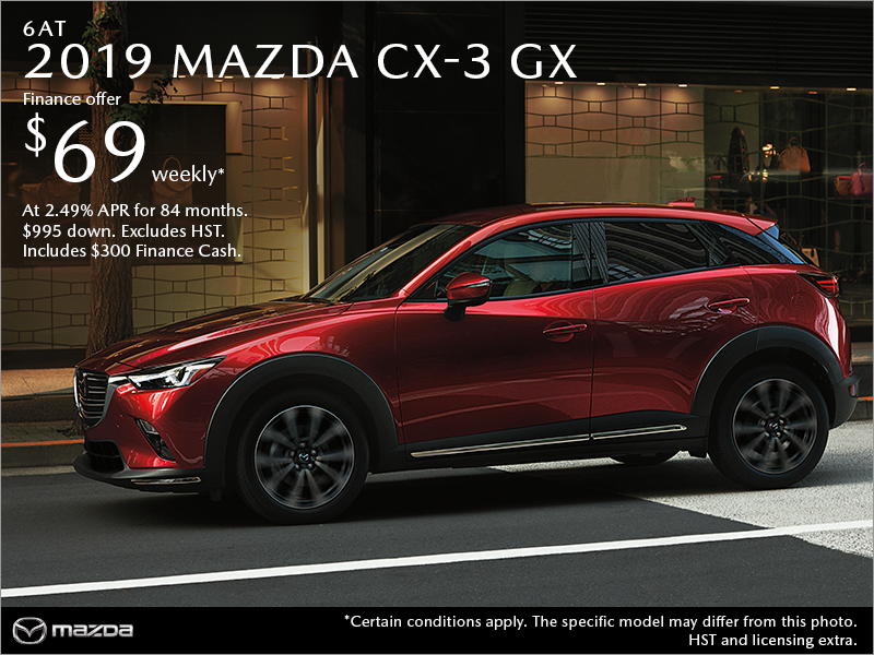 Get the 2019 Mazda CX-3 Today!