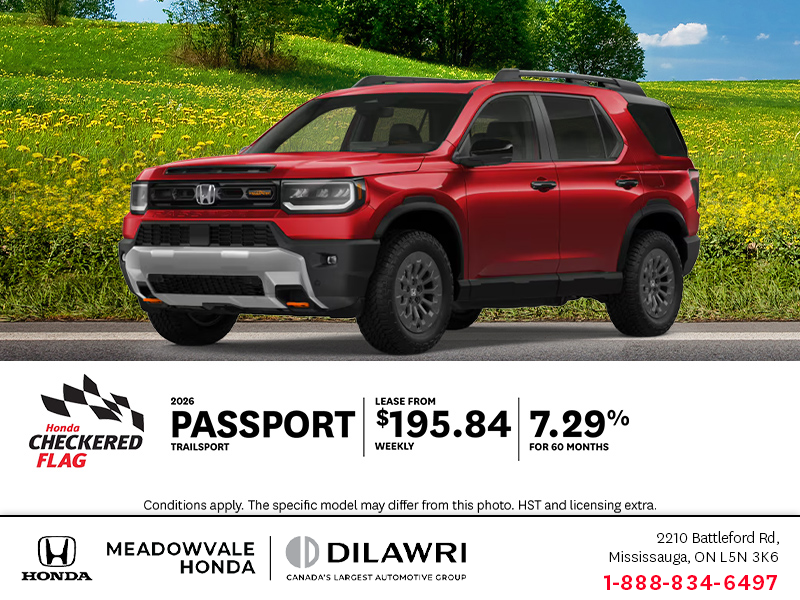 Get the 2026 Honda Passport!