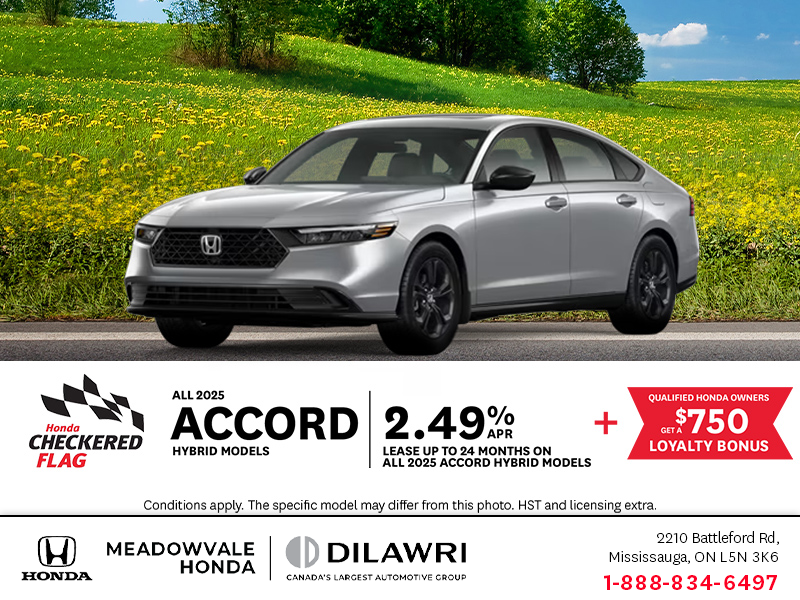 Get the 2025 Honda Accord!
