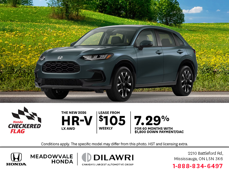Get the 2026 Honda HR-V