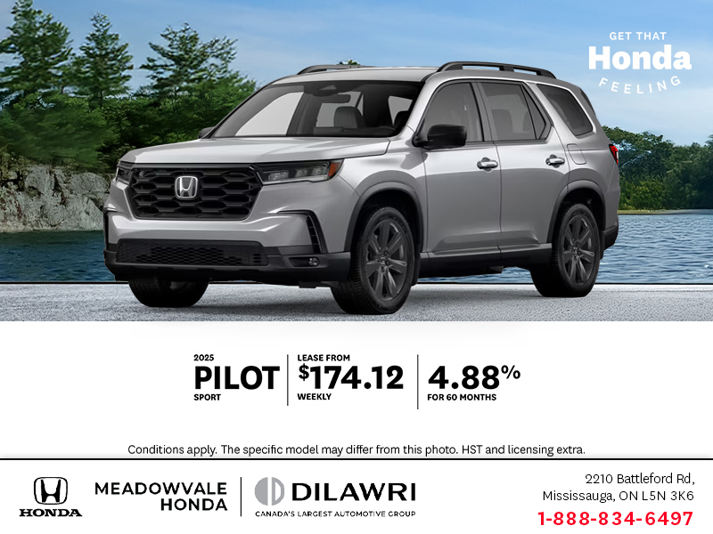 Get the 2025 Honda Pilot