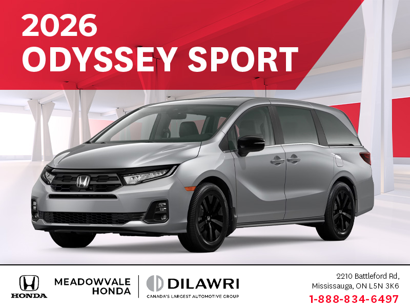 Get the 2026 Honda Odyssey!