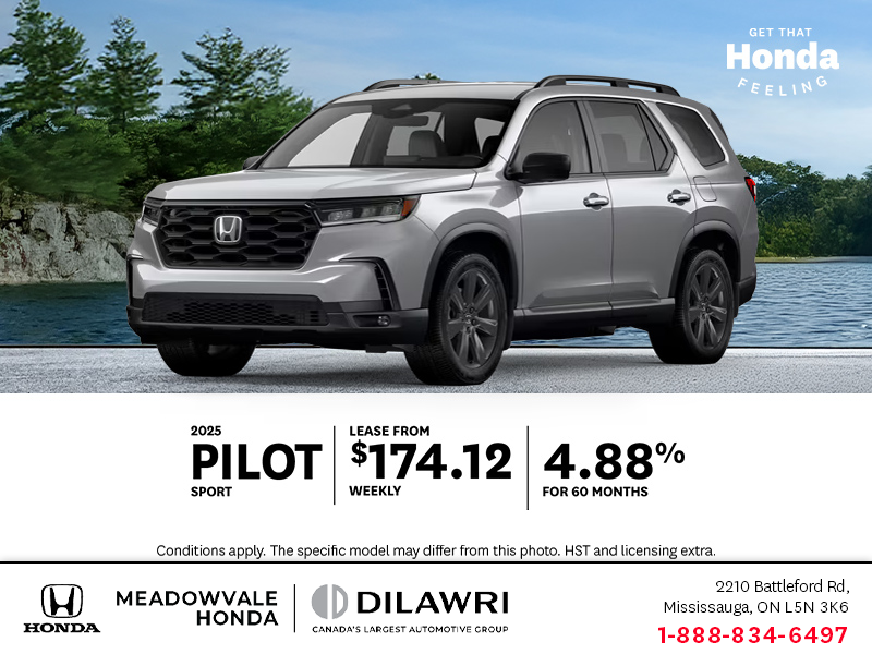 Get the 2025 Honda Pilot