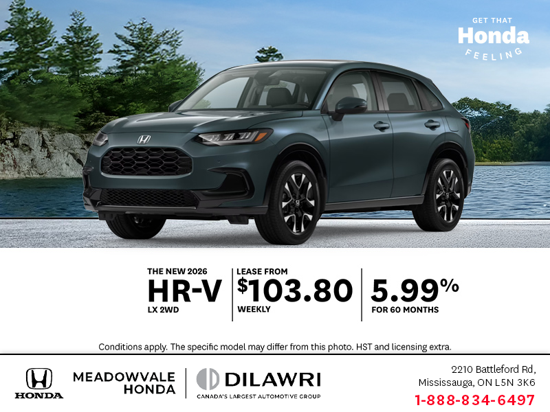 Get the 2026 Honda HR-V
