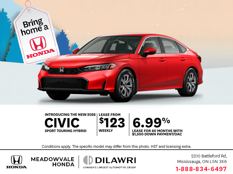 Get the 2026 Honda Civic Hybrid!