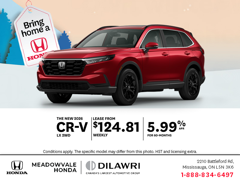 Get the 2026 Honda CR-V!