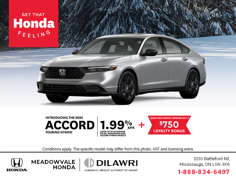 Get the 2025 Honda Accord!