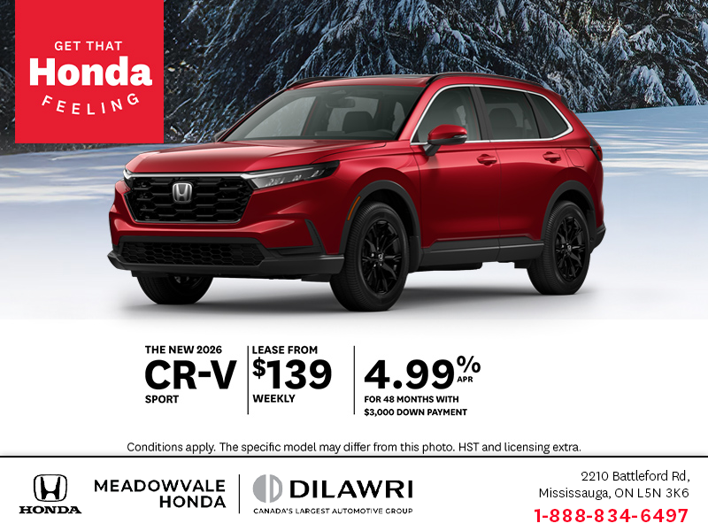 Get the 2026 Honda CR-V!