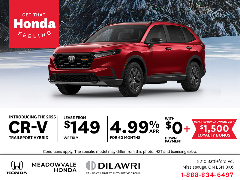 Get the 2026 Honda CR-V hybrid!
