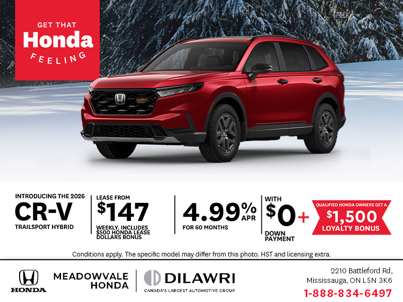 Get the 2026 Honda CR-V hybrid!