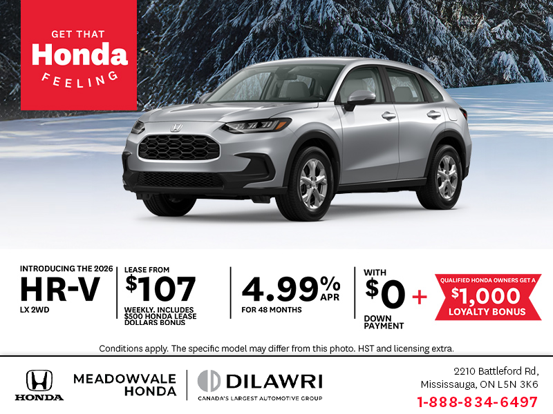Get the 2026 Honda HR-V