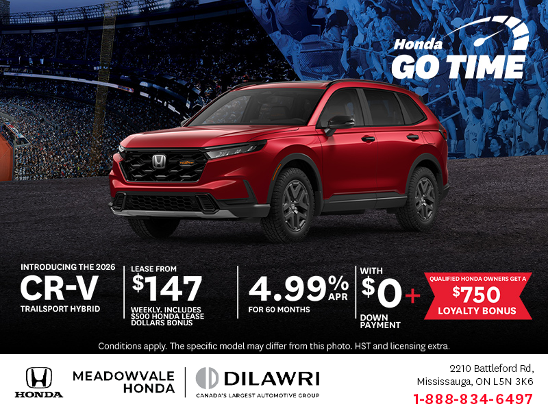 Get the 2026 Honda CR-V hybrid!