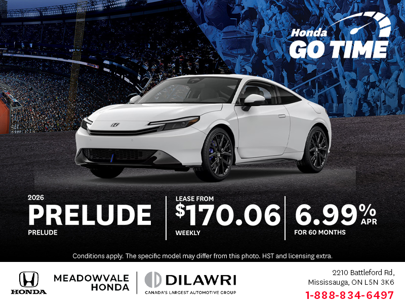 Get the 2026 Honda Prelude!
