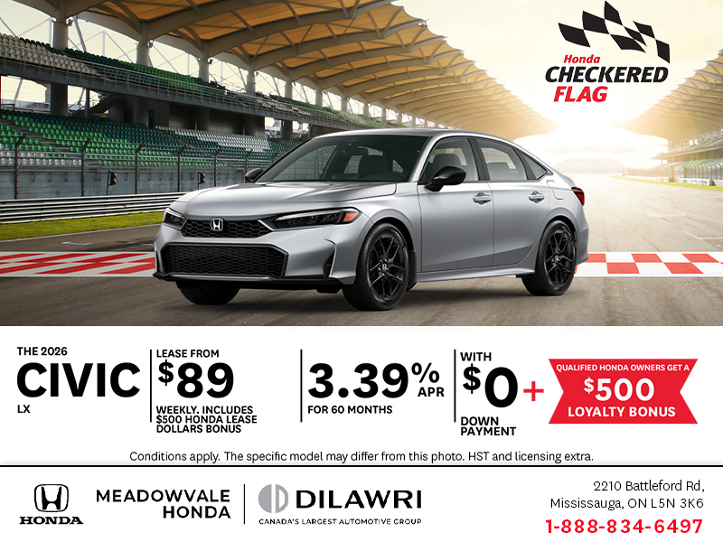Get the 2026 Honda Civic!