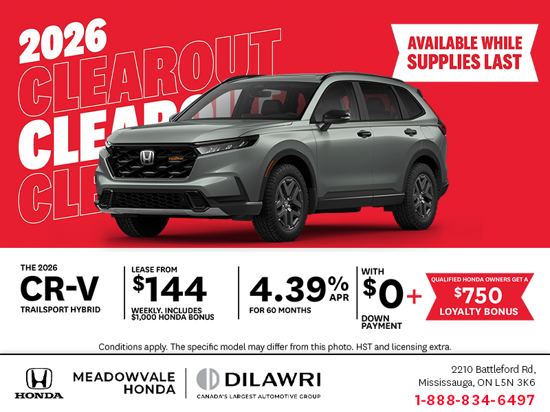 Get the 2026 Honda CR-V hybrid!