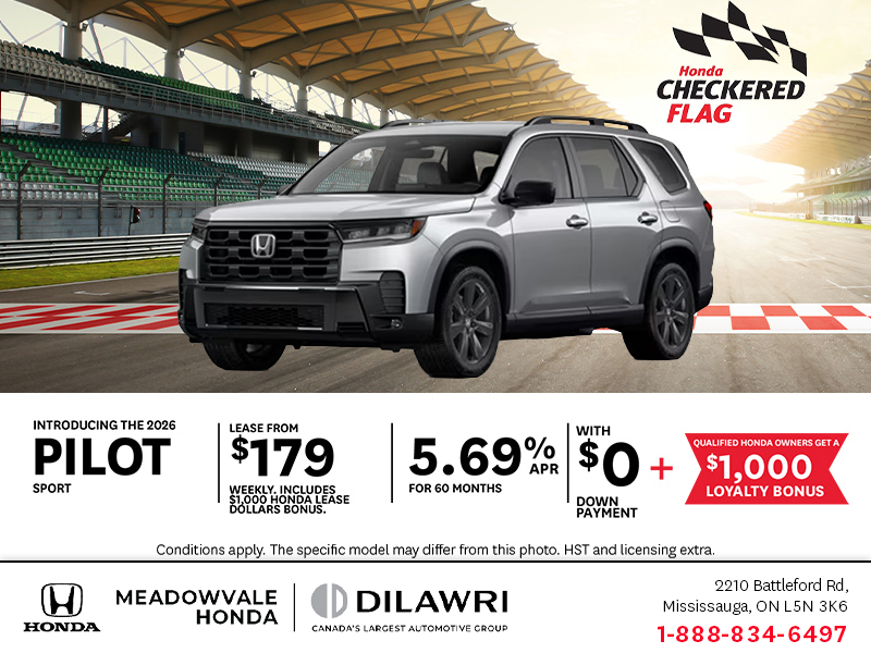 Get the 2026 Honda Pilot