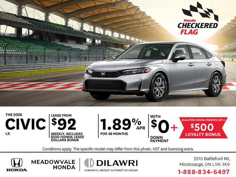 Get the 2026 Honda Civic!