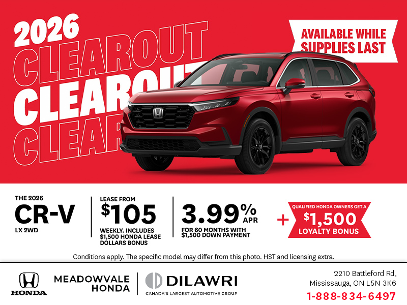 Get the 2026 Honda CR-V!