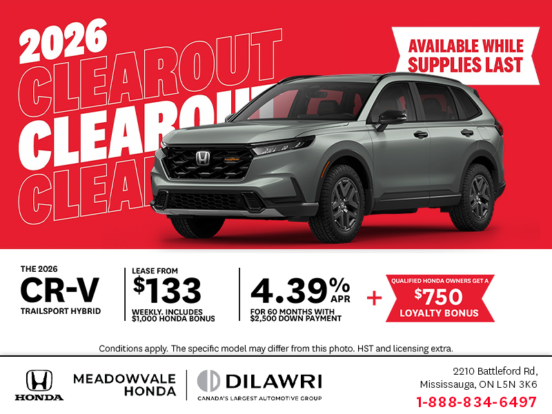 Get the 2026 Honda CR-V hybrid!
