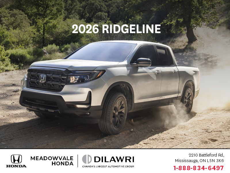Get the 2026 Honda Ridgeline!