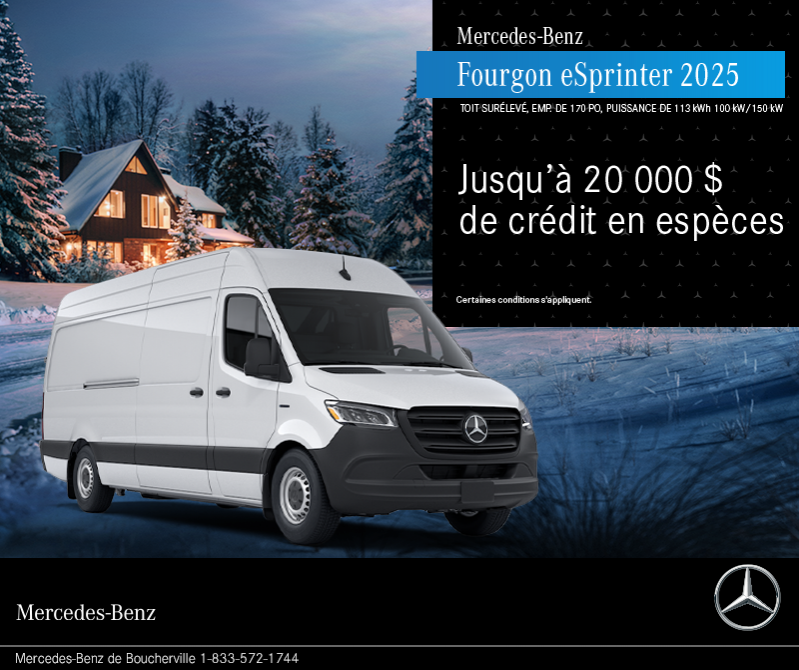 Fourgon eSprinter 2025