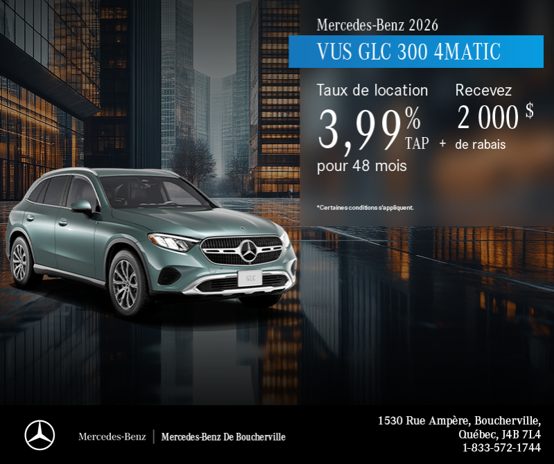 VUS GLC 300 4MATIC 2026