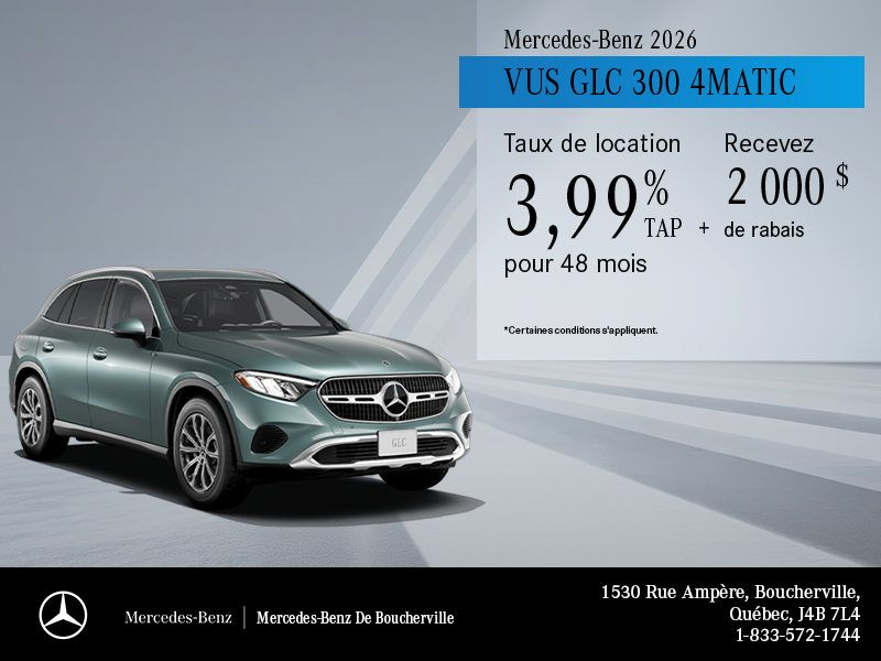 VUS GLC 300 4MATIC 2026