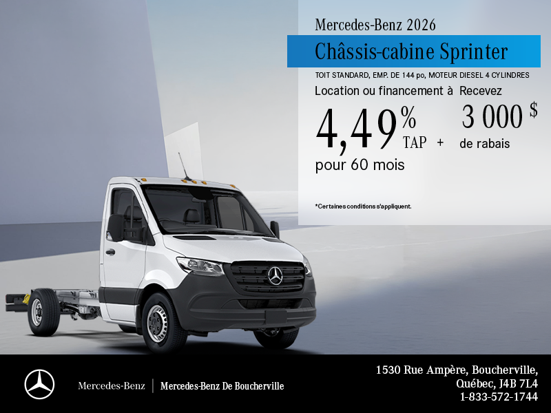 Châssis-Cabine Sprinter 2026
