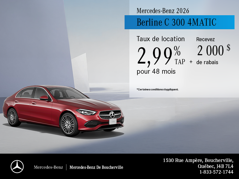 Mercedes-Benz C-Class Sedan 2026