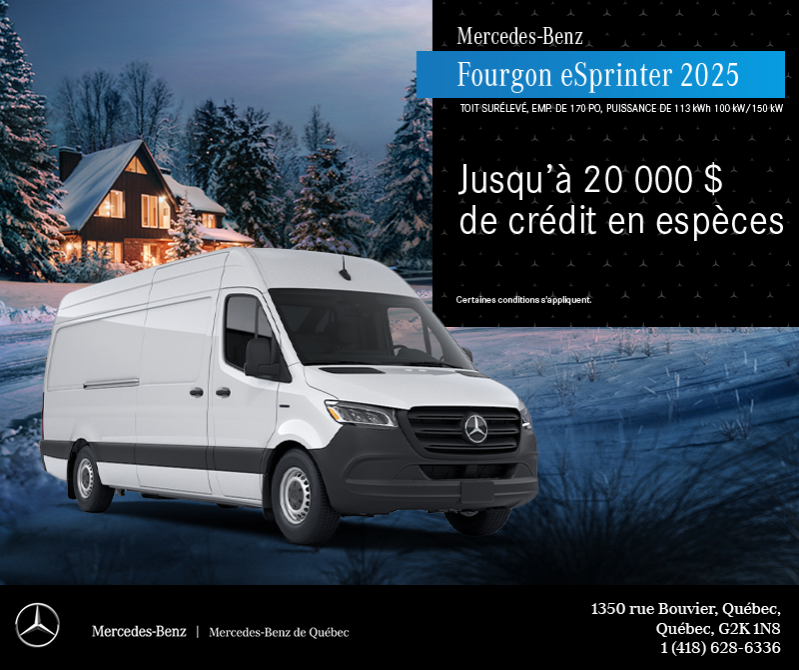 Fourgon eSprinter 2025