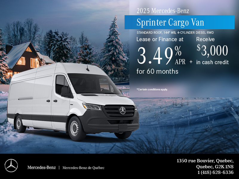 2025 Sprinter Cargo Van