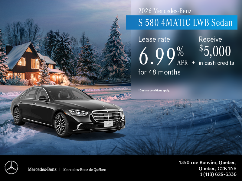 2026 S 580 4MATIC LWB Sedan