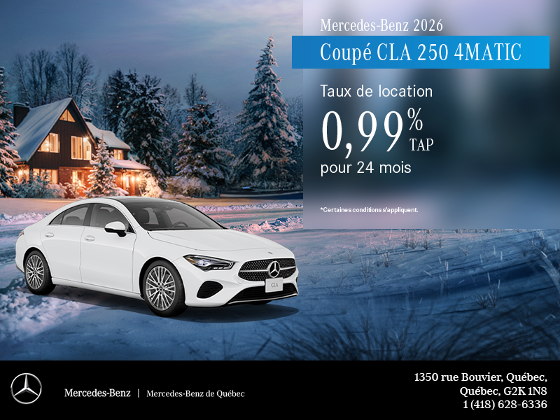 Coupé CLA 250 4MATIC 2026