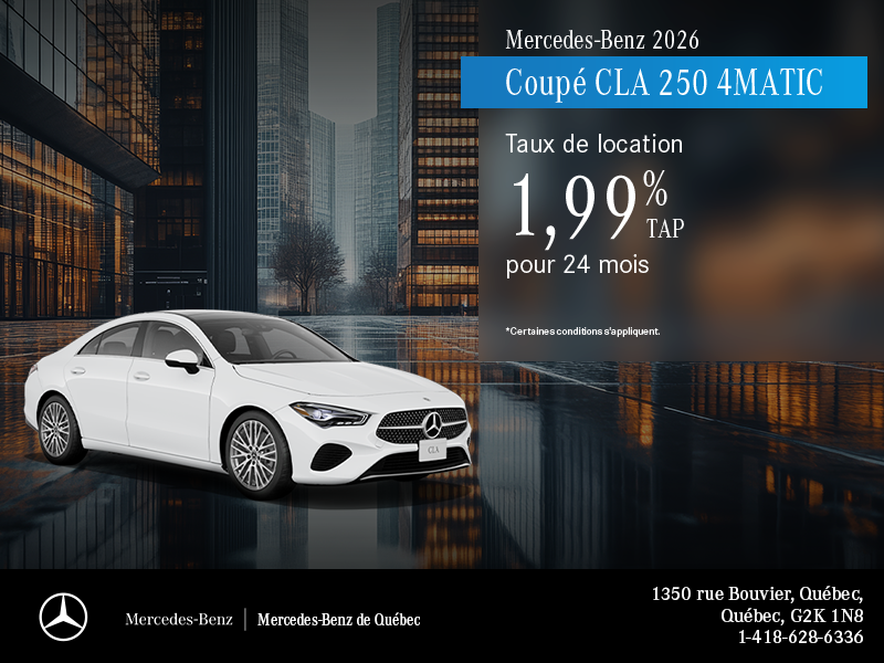 Coupé CLA 250 4MATIC 2026