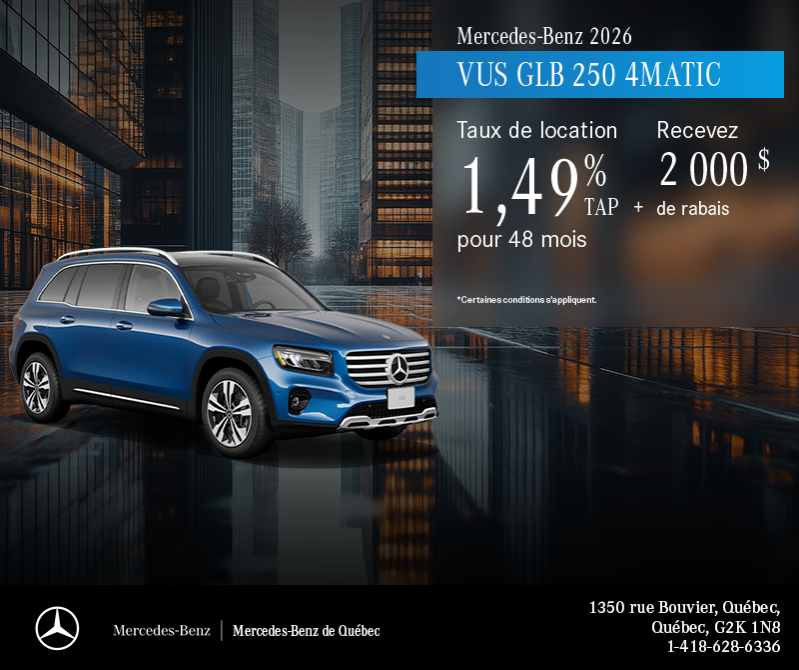 VUS GLB 250 4MATIC 2026